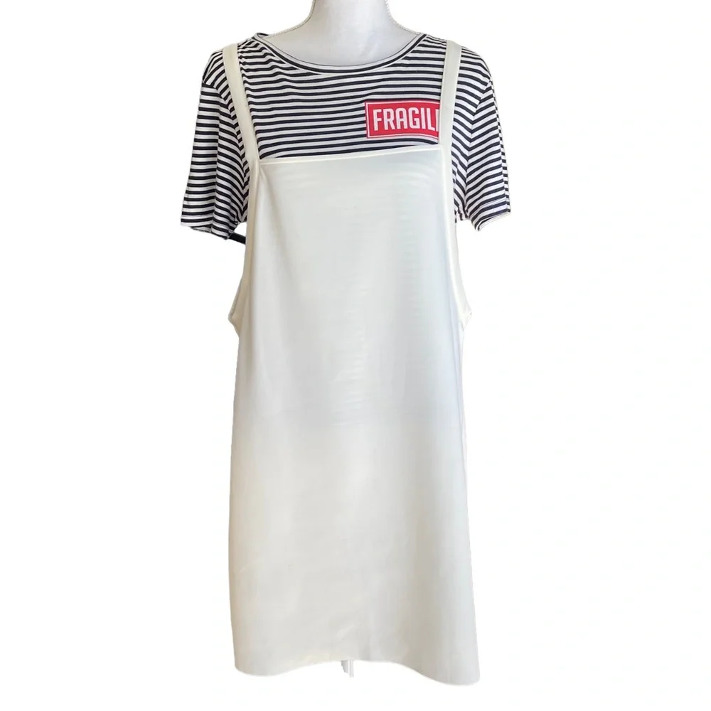 NWOT Zara 2 Piece Jumper Dress Size Large